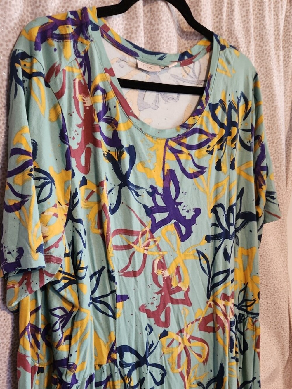 LOGO by Lori Goldstein Floral Midi Dress - Picture 2 of 8